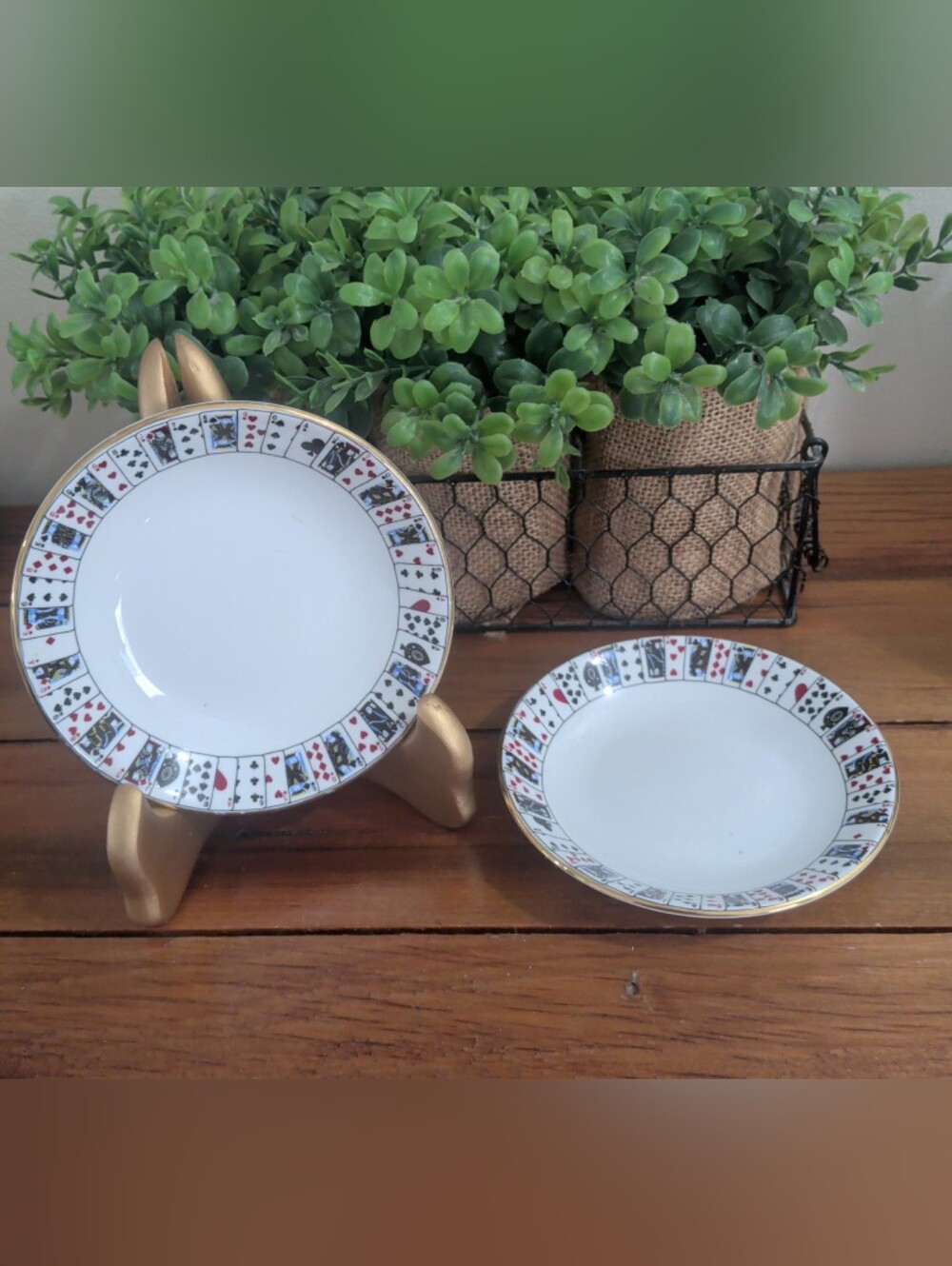 Queen's Fine Bone China Cut for Coffee Saucers